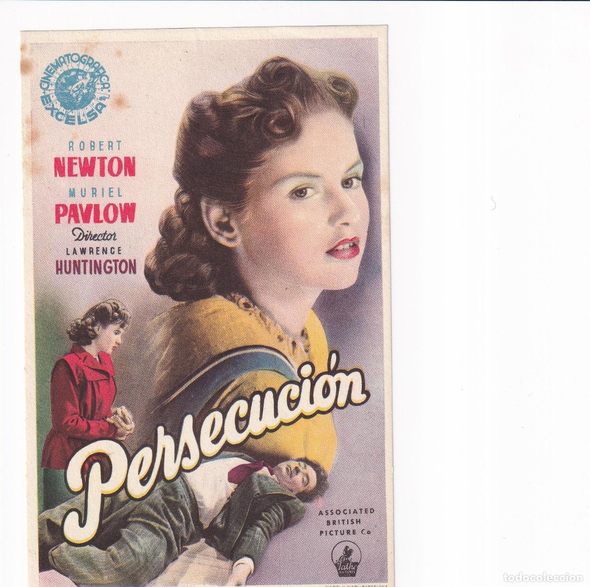 Cine: PERSECUCION .- ROBERT NEWTON - Foto 1