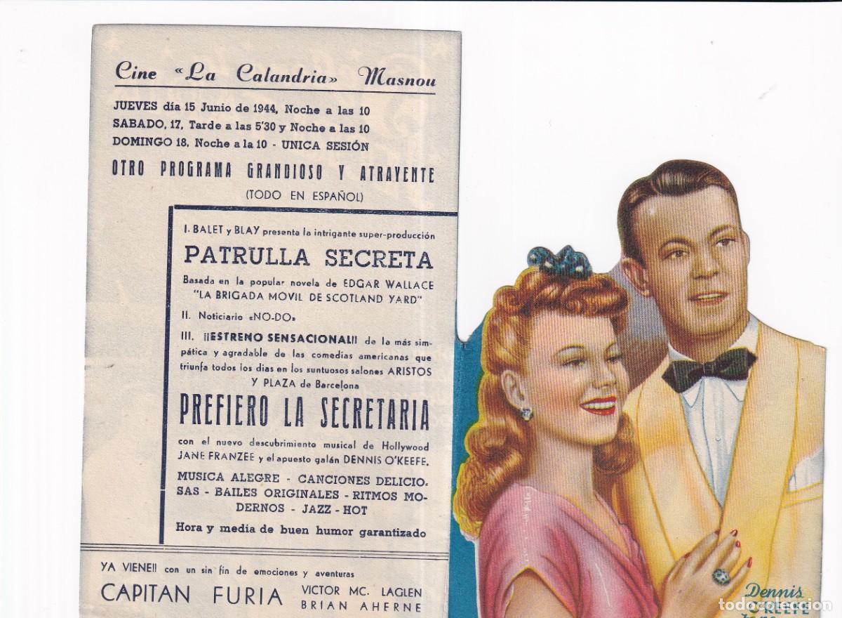 Cine: PREFIERO LA SECRETARIA .- DENNIS OKEEFE - Foto 1