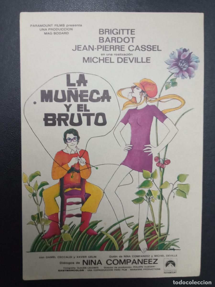 Cine: LA MU&Ntilde;ECA Y EL BRUTO, BRIGITTE BARDOT - Foto 1