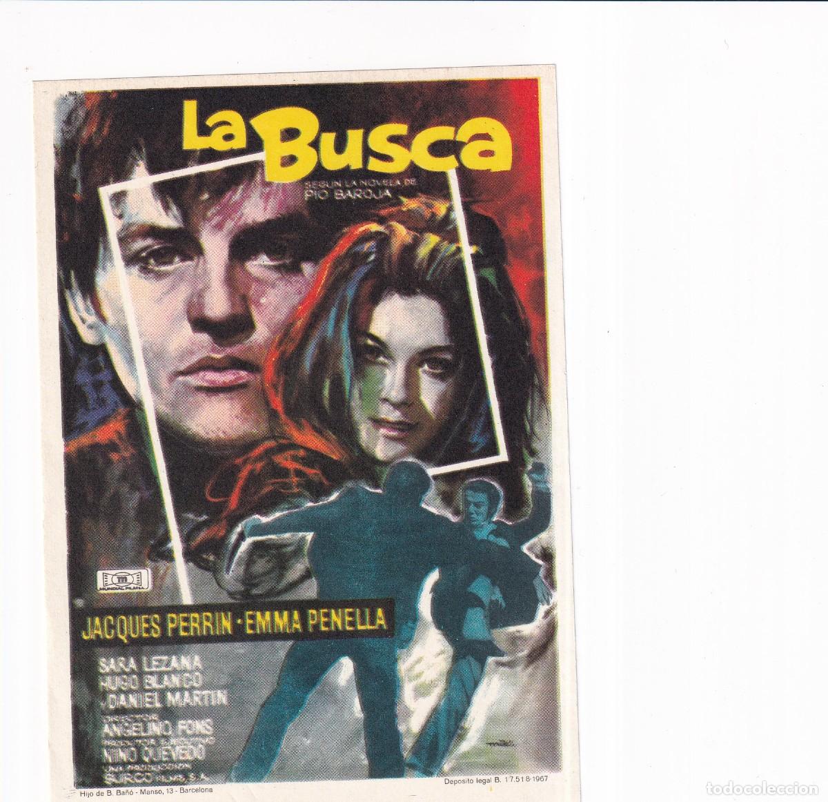 Cine: LA BUSCA .- JACQUES PERRIN, EMMA PENELLA