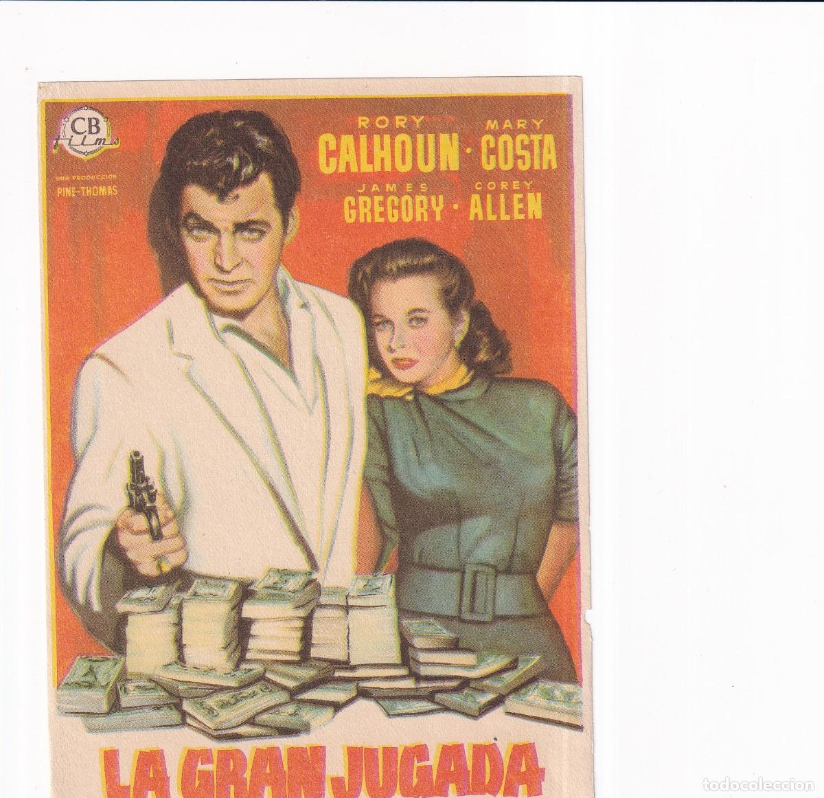Cine: LA GRAN JUGADA .- RORY CALHOUN - Foto 1