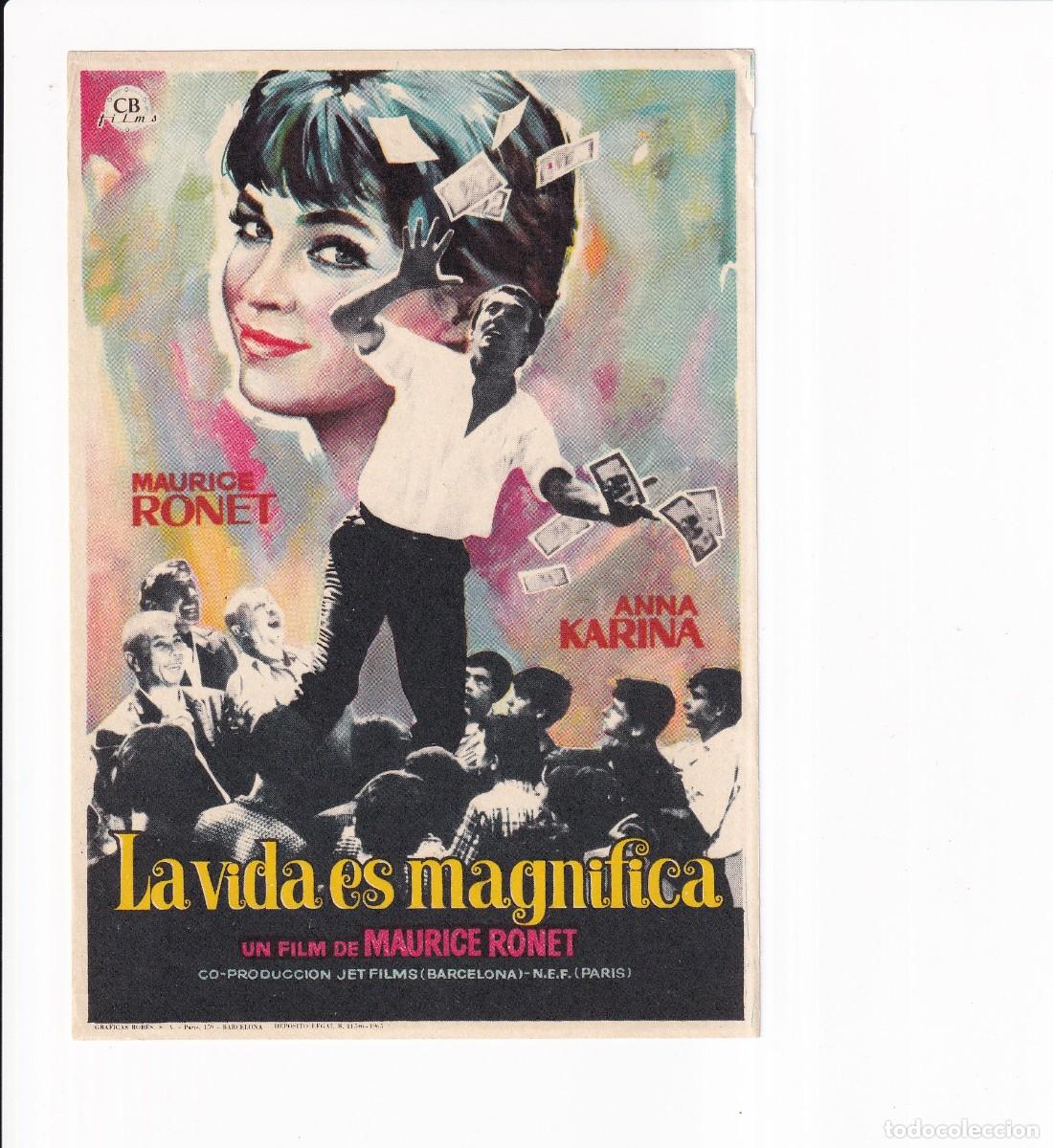 Cine: LA VIDA ES MAGNIFICA .- MAURICE RONET - Foto 1