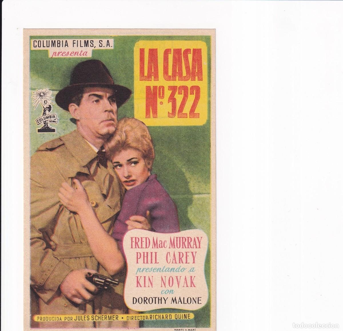 Cine: LA CASA N&ordm; 322 .- FRED Mac MURRAY - Foto 1