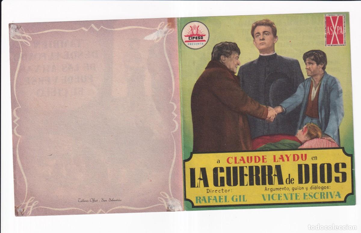 Cine: LA GUERRA DE DIOS .- CLAUDE LAYDU - Foto 1
