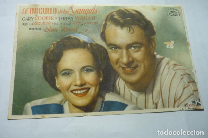 Cine: programa el orgullo de los yanquis.gary cooper cine espa&ntilde;a constanti - Foto 1