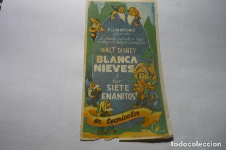 Cine: programa blancanieves .-disney publicidad - Foto 1