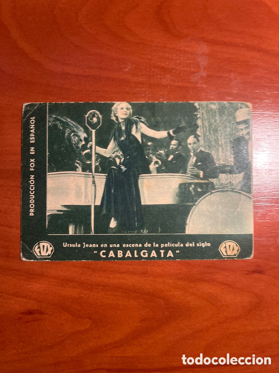 Cine: PROGRAMA DE MANO, CABALGATA, (PRODUCCI&Oacute;N FOX EN ESPA&Ntilde;OL) - Foto 1