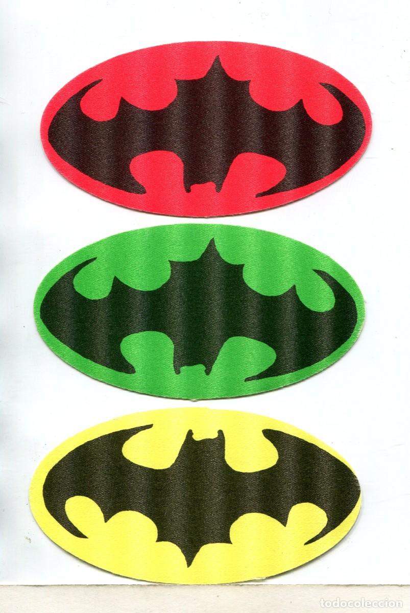 Cine: BATMAN, con CHRISTIAN BALE. 3 ADHESIVOS.