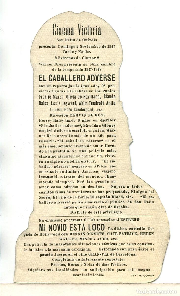 Cine: EL CABALLERO ADVERSE, con Fredric March. - Foto 2