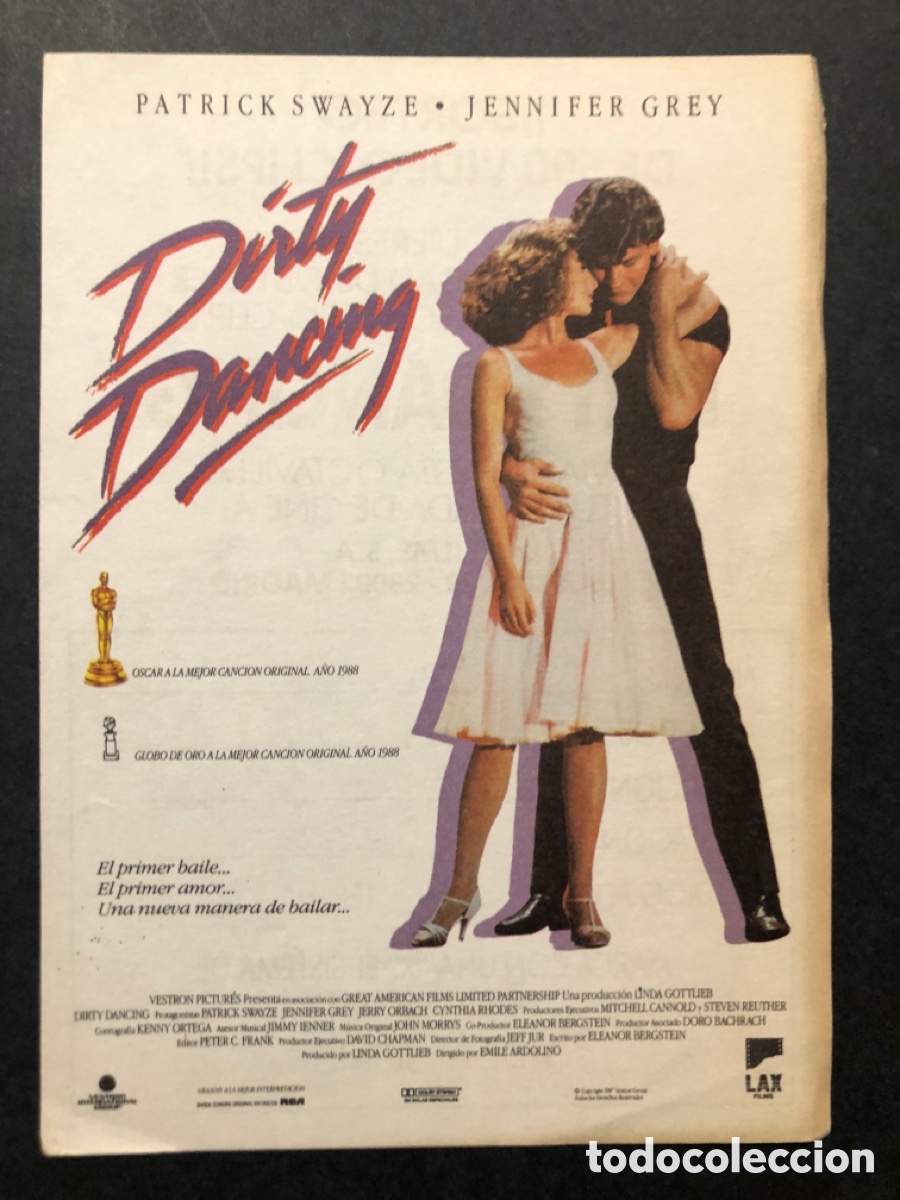 Cine: Programa dirty dancing patrick swayze - Foto 1