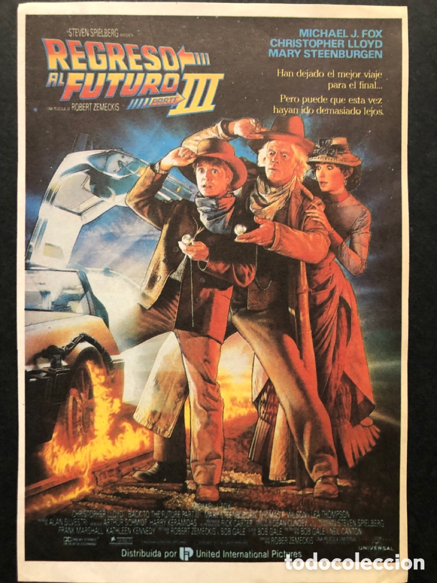 Cine: Programa regres&oacute; al futuro III michael J fox - Foto 1