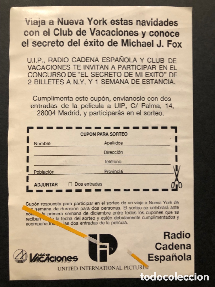 Cine: Programa el secreto de mi &eacute;xito michael j fox - Foto 2