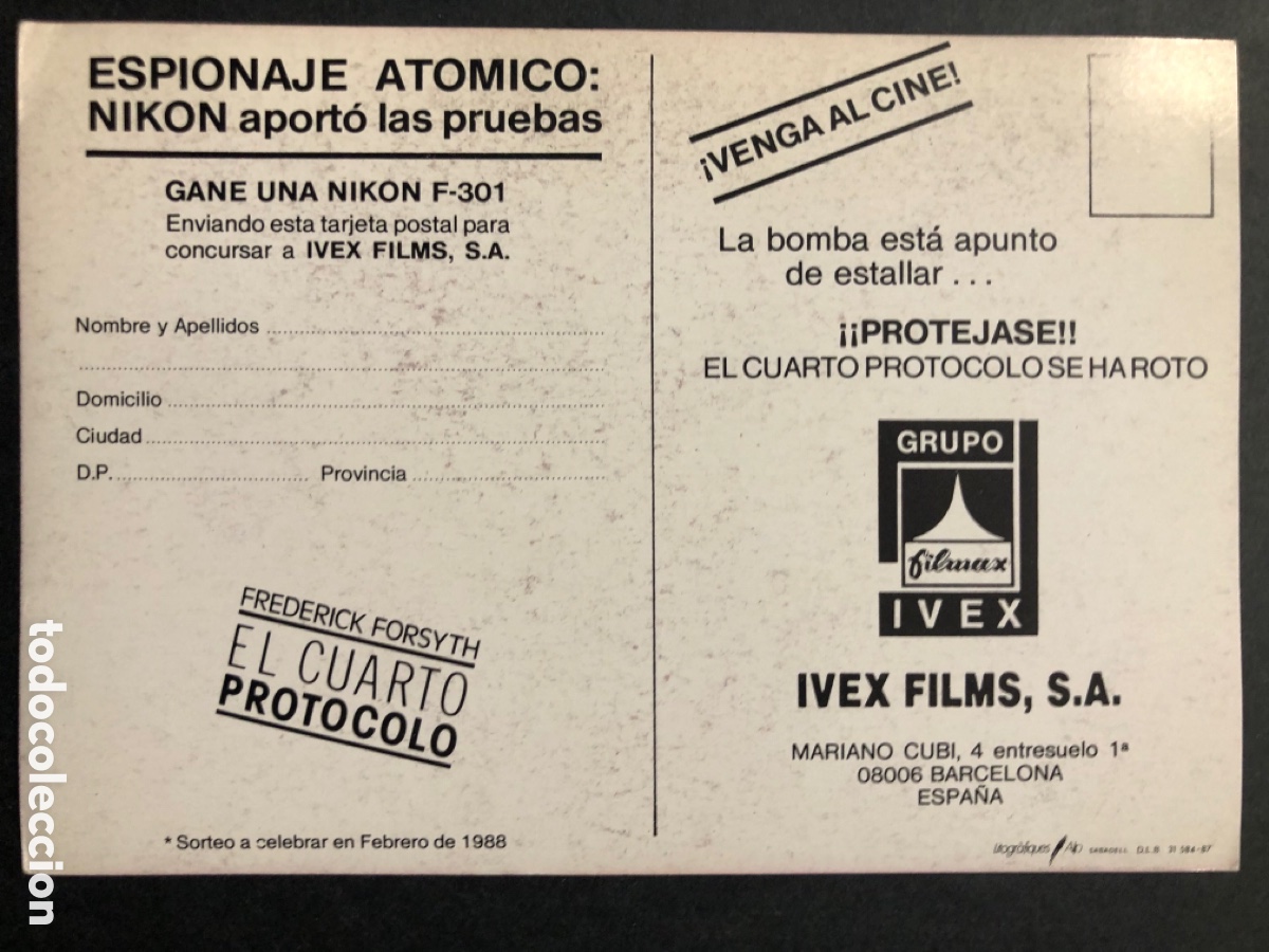 Cine: Programa el cuarto protocolo michael caine pierce brosnan - Foto 2