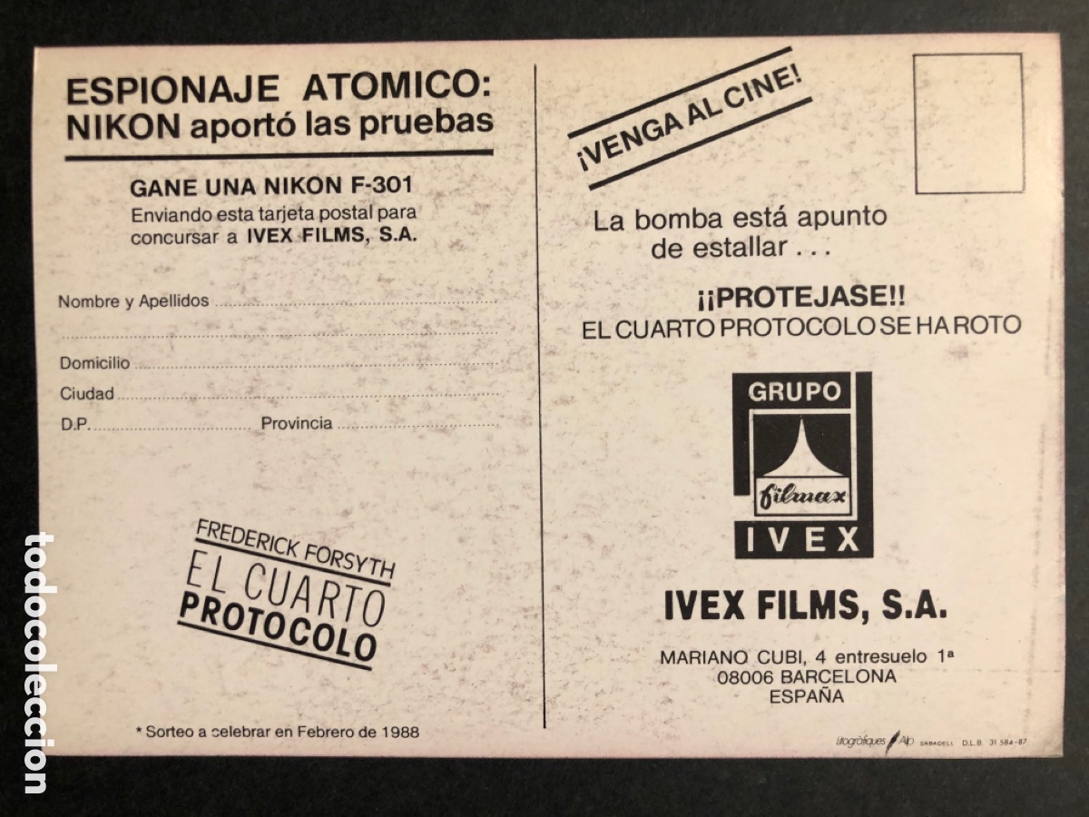Cine: Programa el cuarto protocolo michael caine pierce brosnan - Foto 2