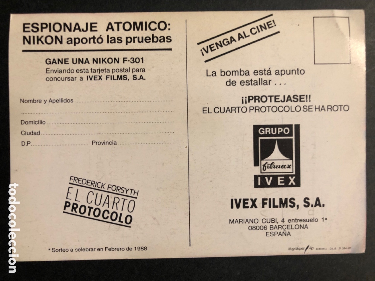 Cine: Programa el cuarto protocolo michael caine pierce brosnan - Foto 2