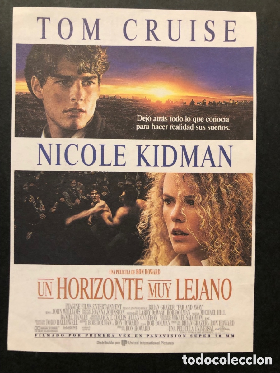Cine: Programa un horizonte muy lejano nicole kidman tom cruise