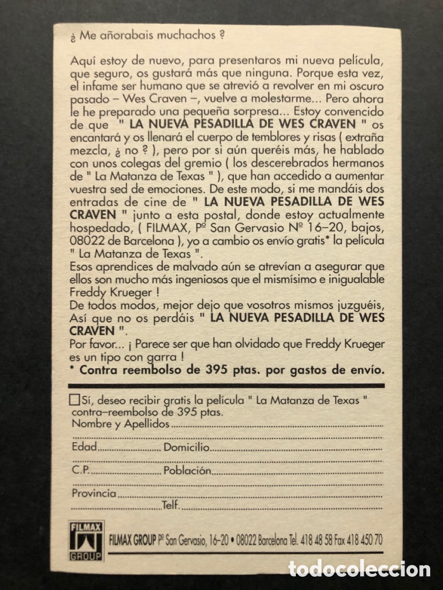 Cine: Programa la nueva pesadilla de wes craven - Foto 2