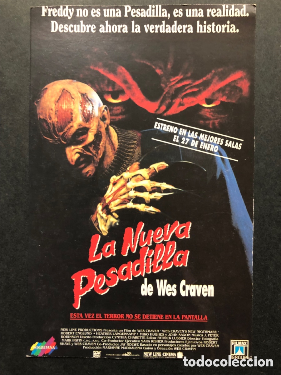 Cine: Programa la nueva pesadilla de wes craven - Foto 1