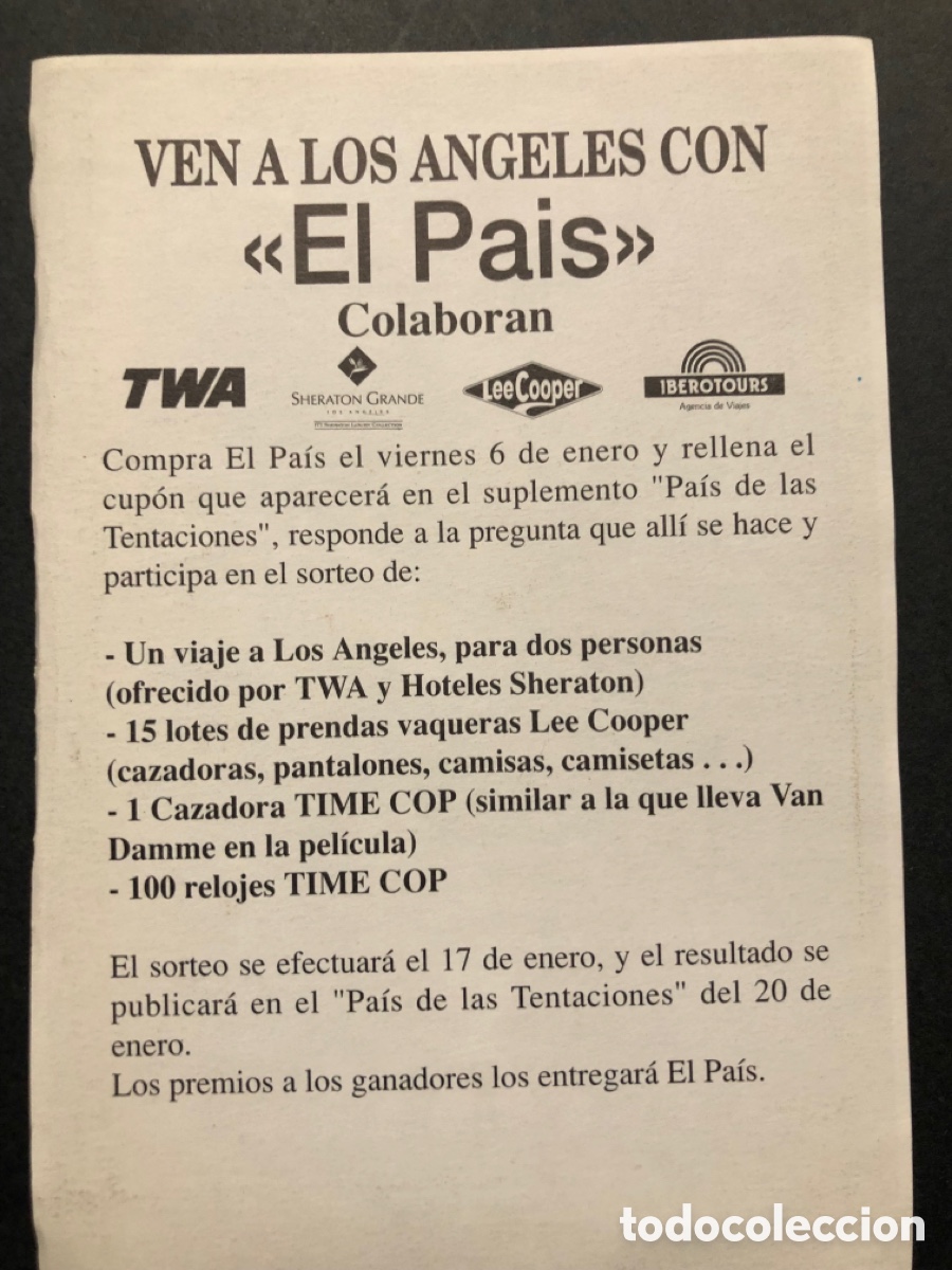 Cine: Programa timecop jean claude van damme - Foto 2