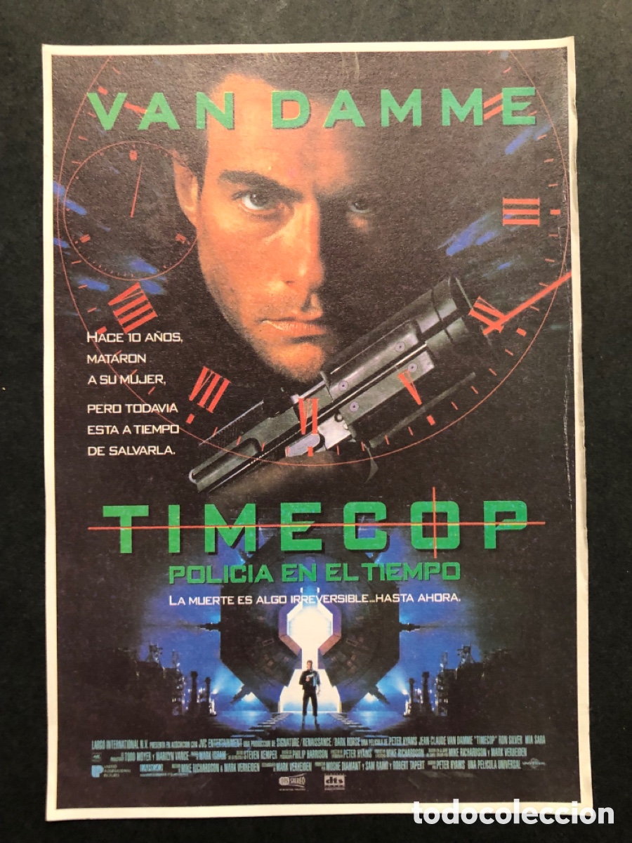 Cine: Programa timecop jean claude van damme - Foto 1