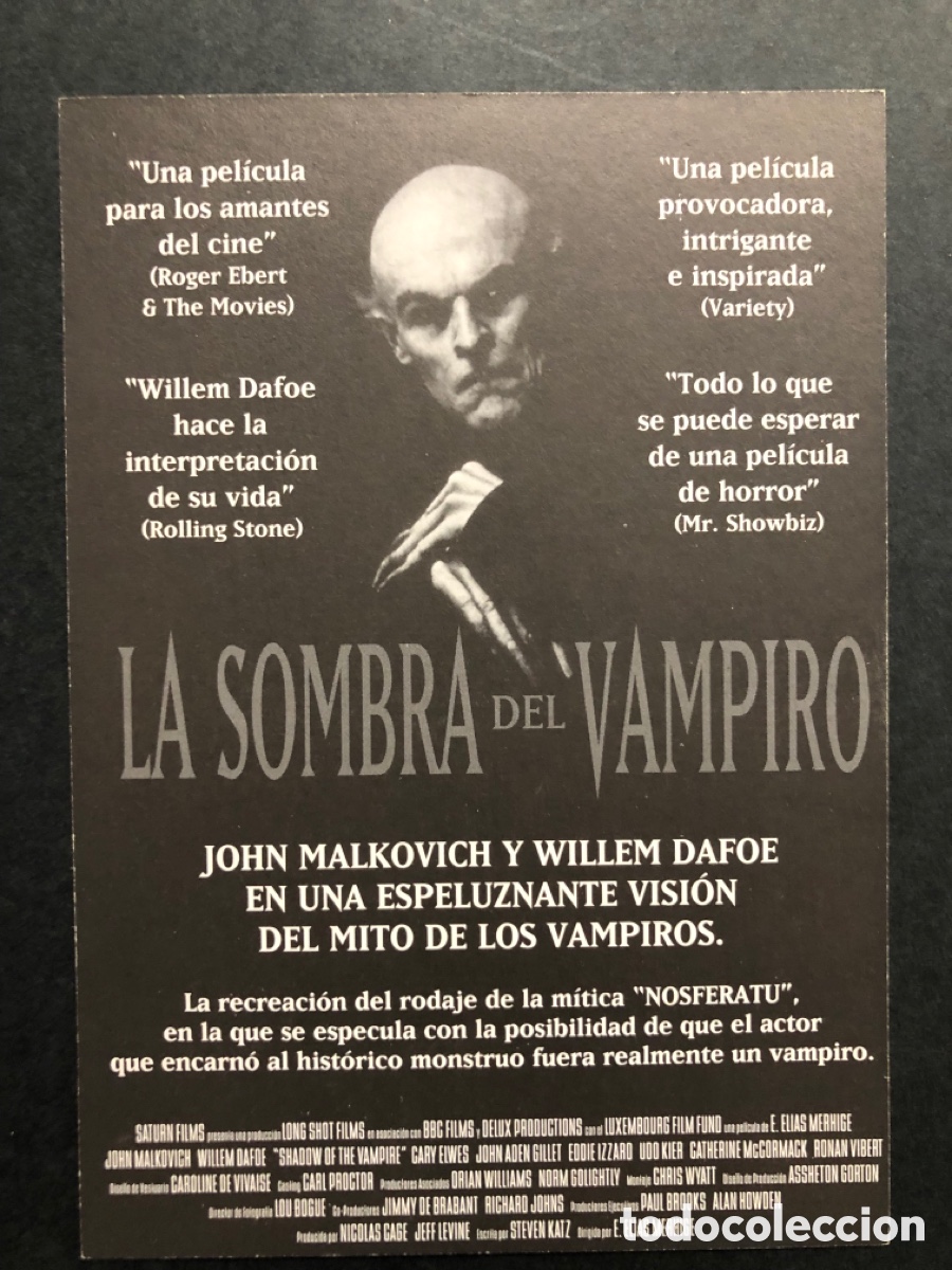 Cine: Programa la sombra del vampiro john malkovich - Foto 2