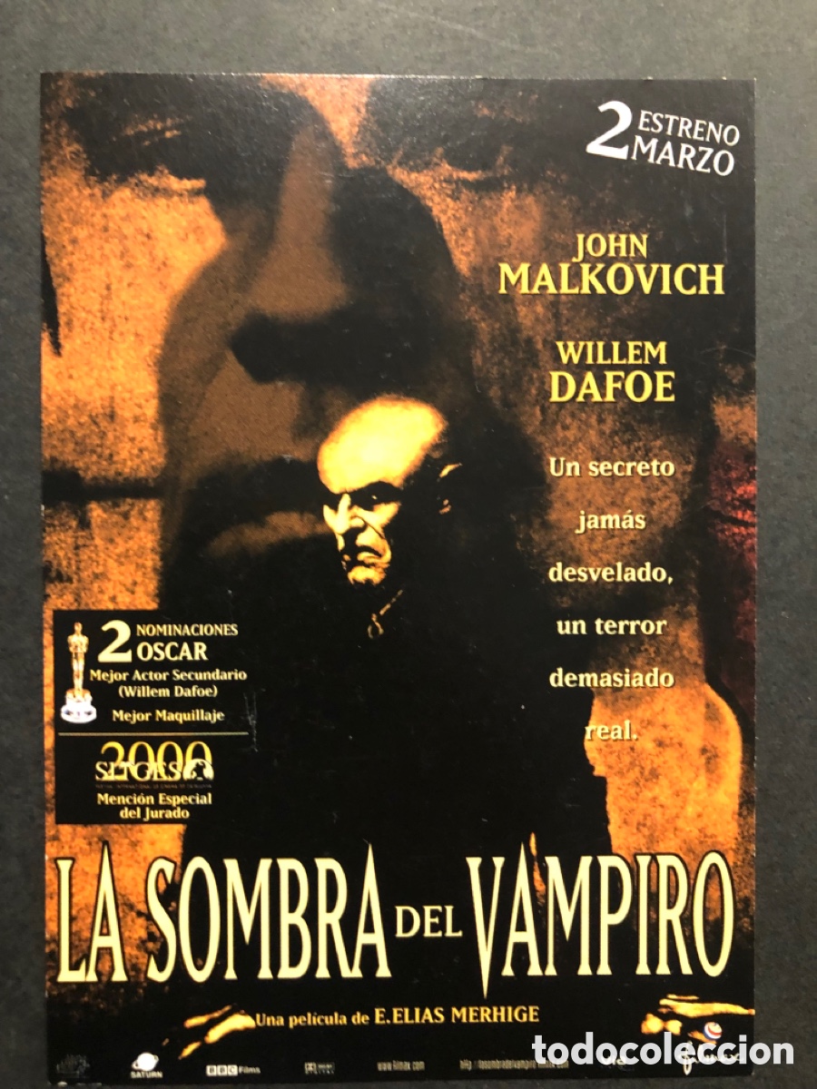 Cine: Programa la sombra del vampiro john malkovich - Foto 1