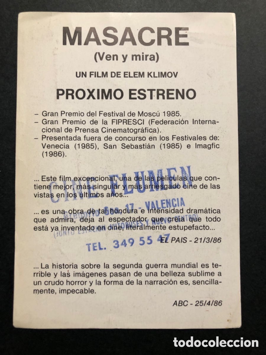 Cine: Programa masacre de elem klimov - Foto 2