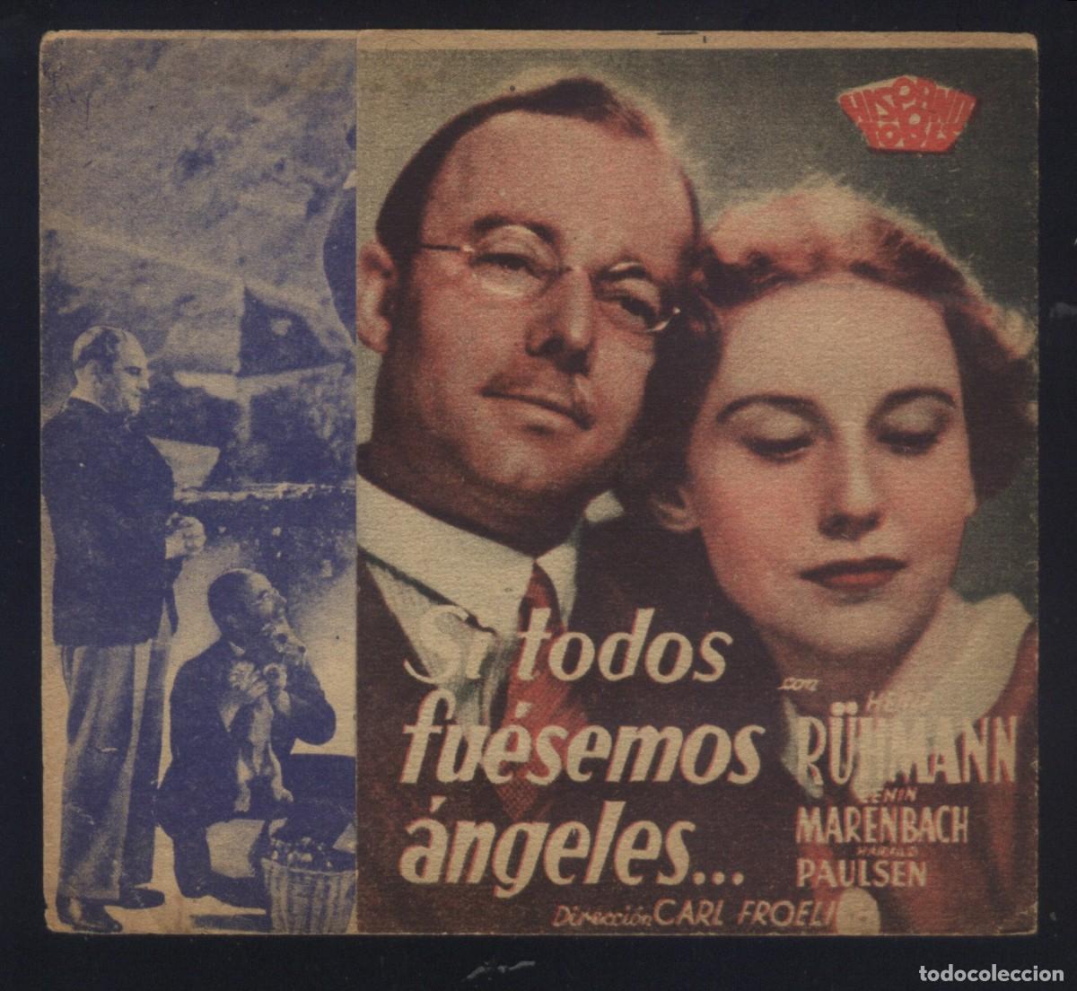 Cine: Q-01079- SI TODOS FUESEMOS ANGELES (Wenn wir alle Engel w&auml;ren) (DOBLE) Heinz R&uuml;hmann