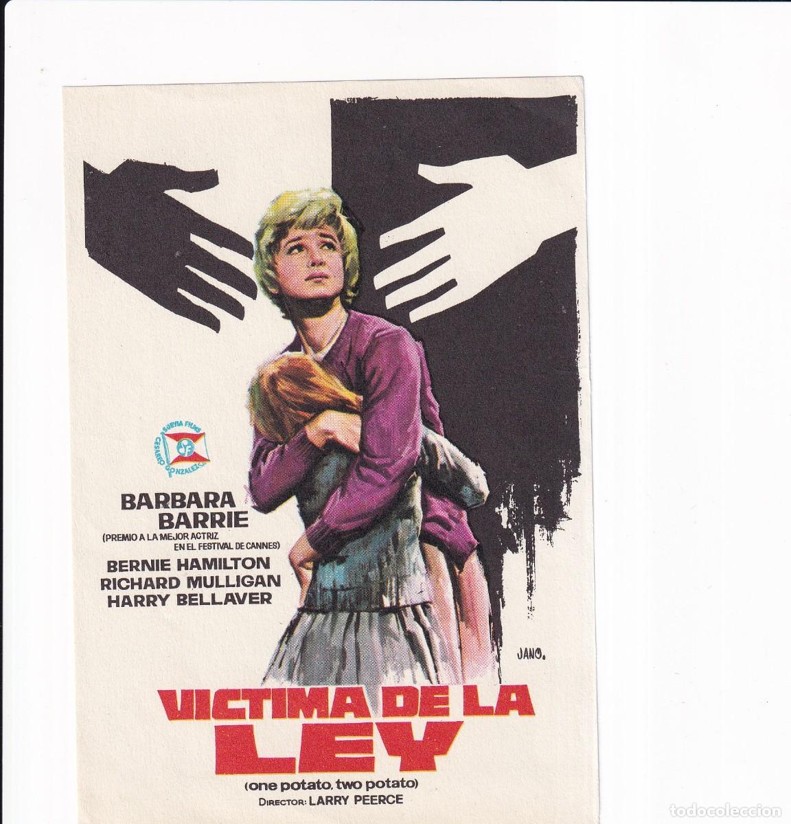 Cine: VICTIMA DE LA LEY .- BARBARA BARRIE - Foto 1