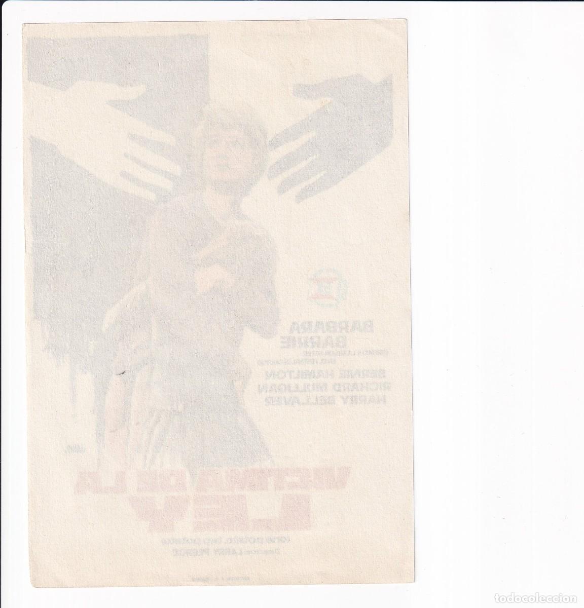 Cine: VICTIMA DE LA LEY .- BARBARA BARRIE - Foto 2