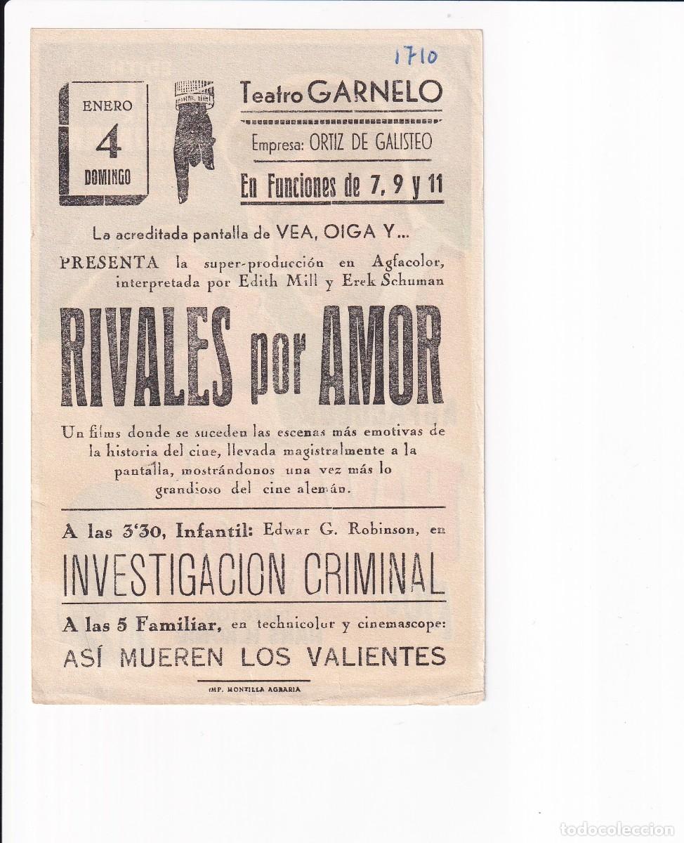 Cine: RIVALES POR AMOR .- EDITH MILL - Foto 2