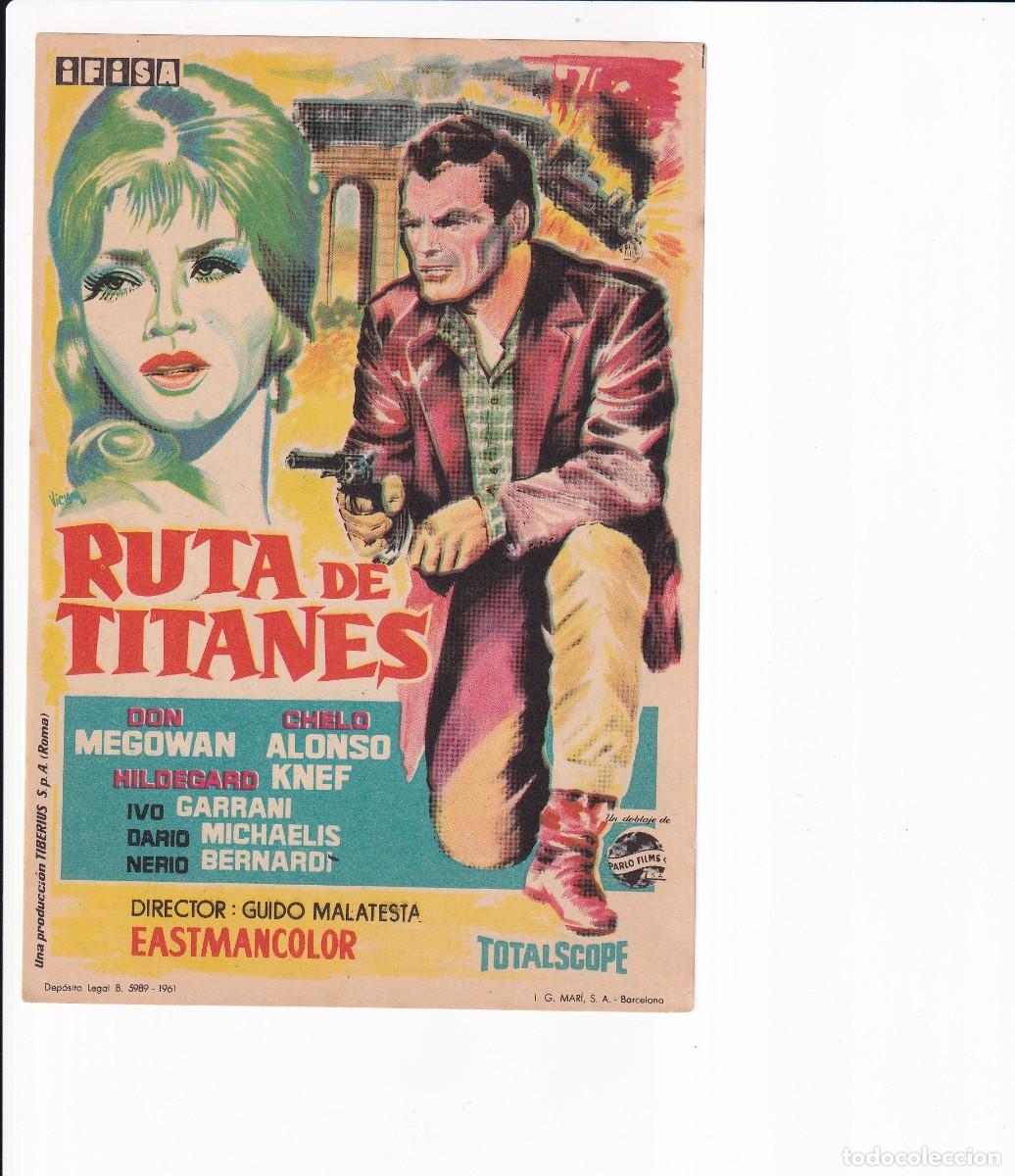 Cine: RUTAS DE TITANES .- DON MEGOWAN - Foto 1