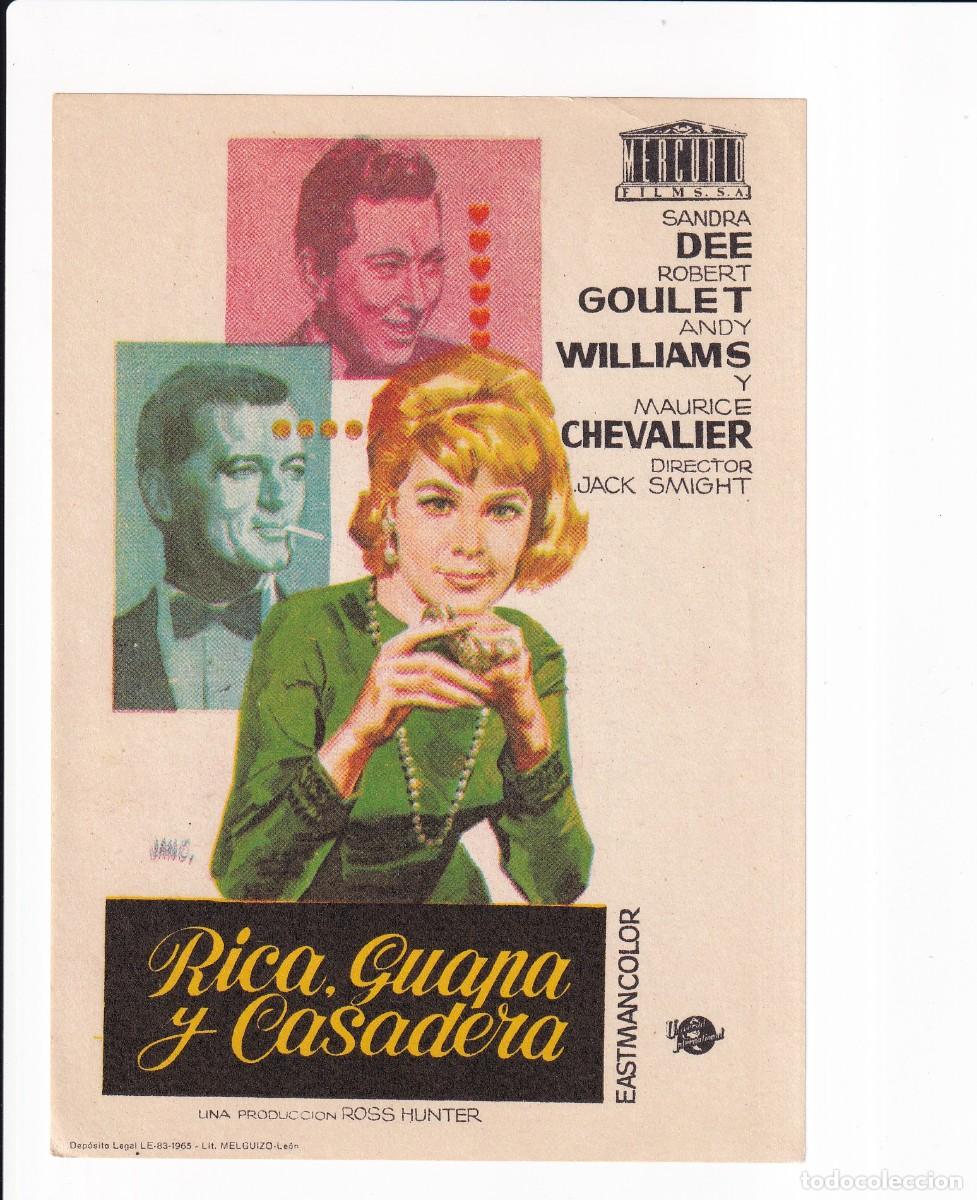 Cine: RICA, GUAPA Y CASADERA .- SANDRA DEE - Foto 1
