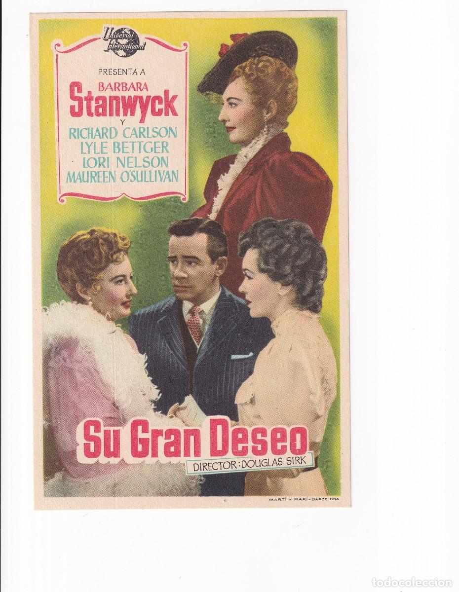 Cine: SU GRAN DESEO .- BARBARA STANWYCK - Foto 1