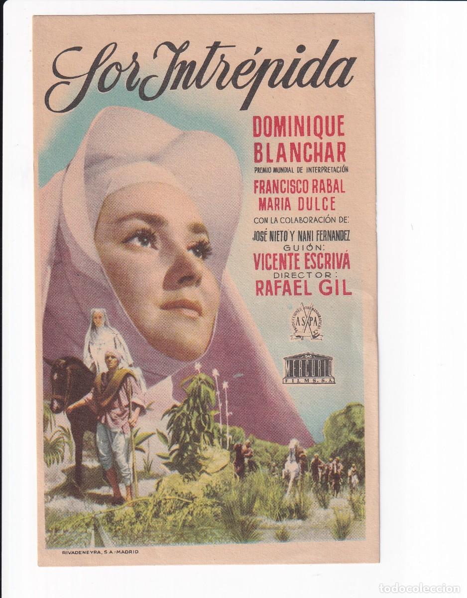 Cine: SOR INTREPIDA .- DOMINIQUE BLANCHAR - Foto 1