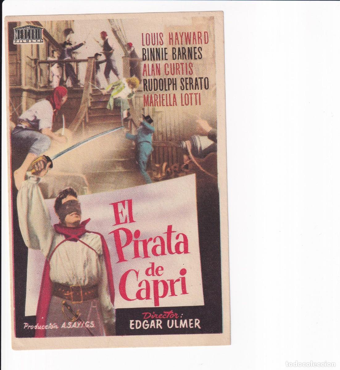 Cine: EL PIRATA DE CAPRI .- LOUIS HAYWARD - Foto 1