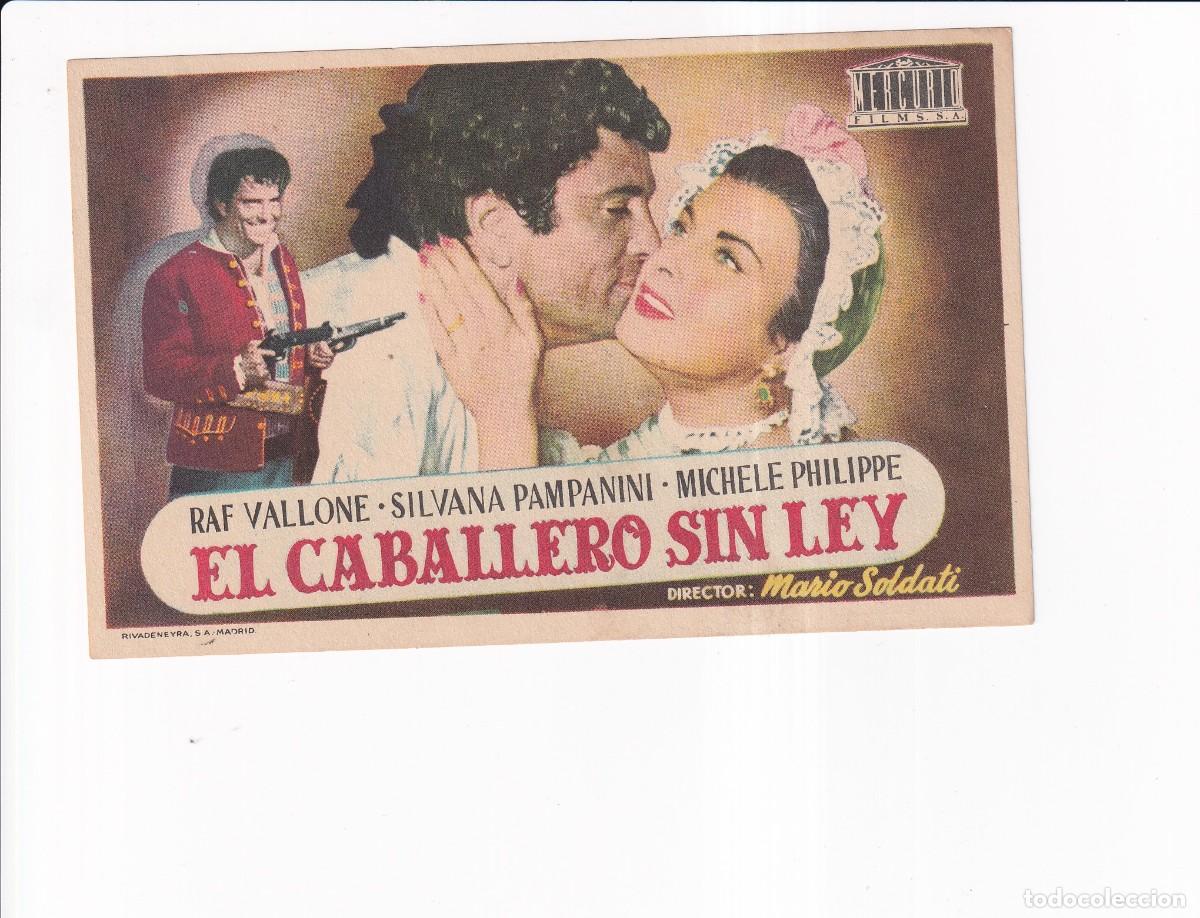 Cine: EL CABALLERO SIN LEY .- RAF VALLONE - Foto 1