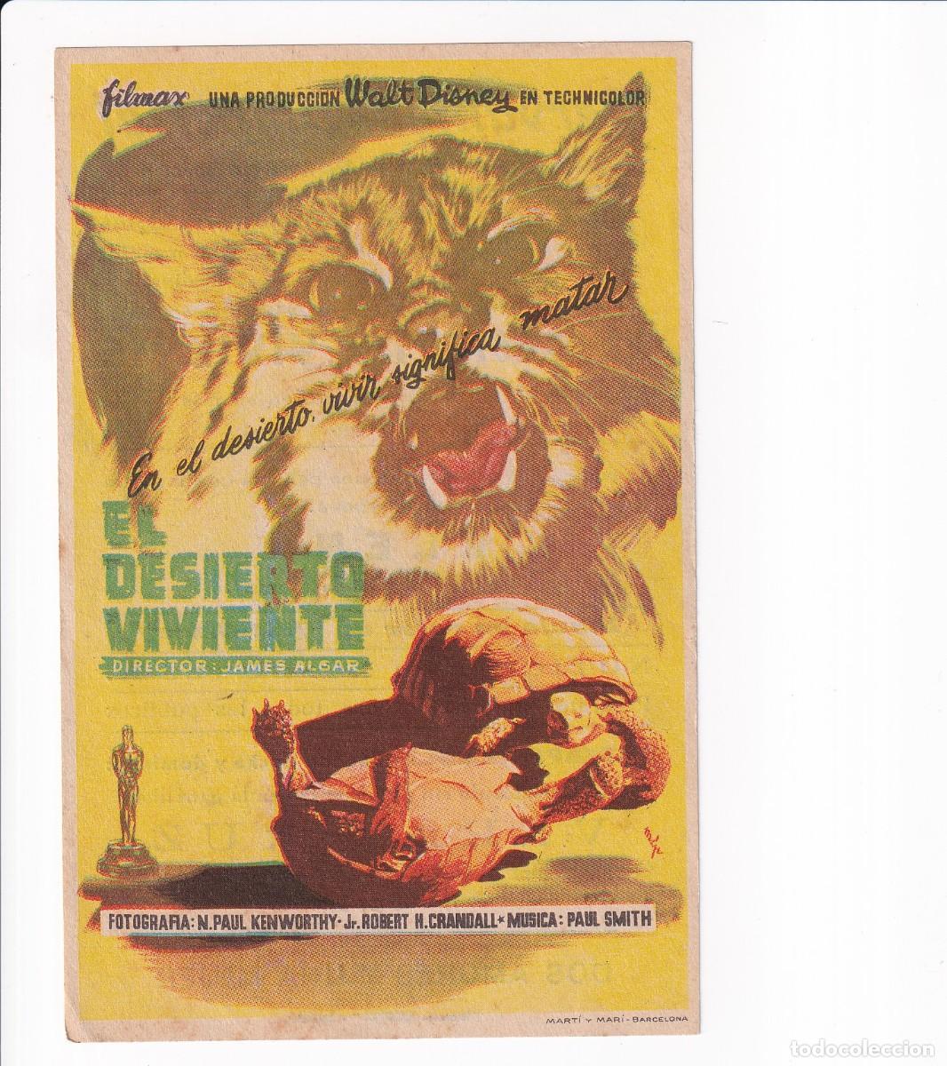 Cine: EL DESIERTO VIVIENTE .- - Foto 1