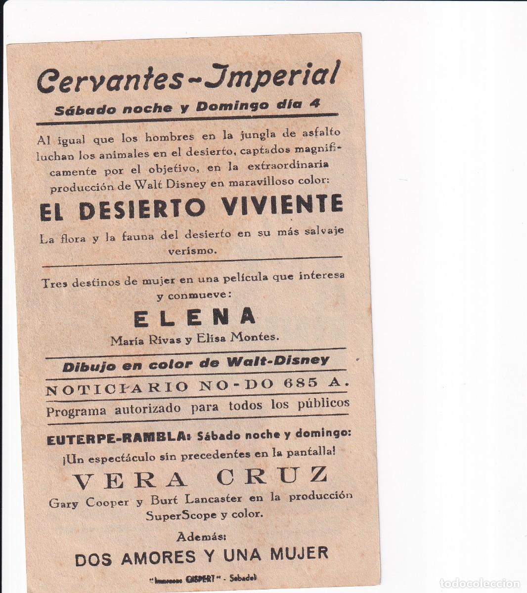 Cine: EL DESIERTO VIVIENTE .- - Foto 2