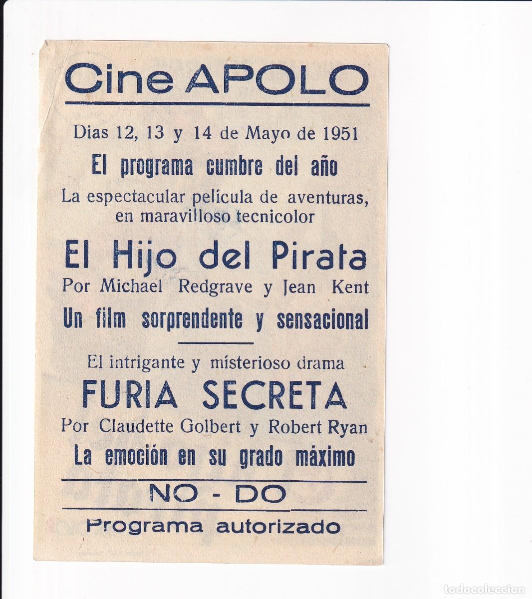 Cine: EL HIJO DEL PIRATA .- MICHAEL REDGRAVE - Foto 2