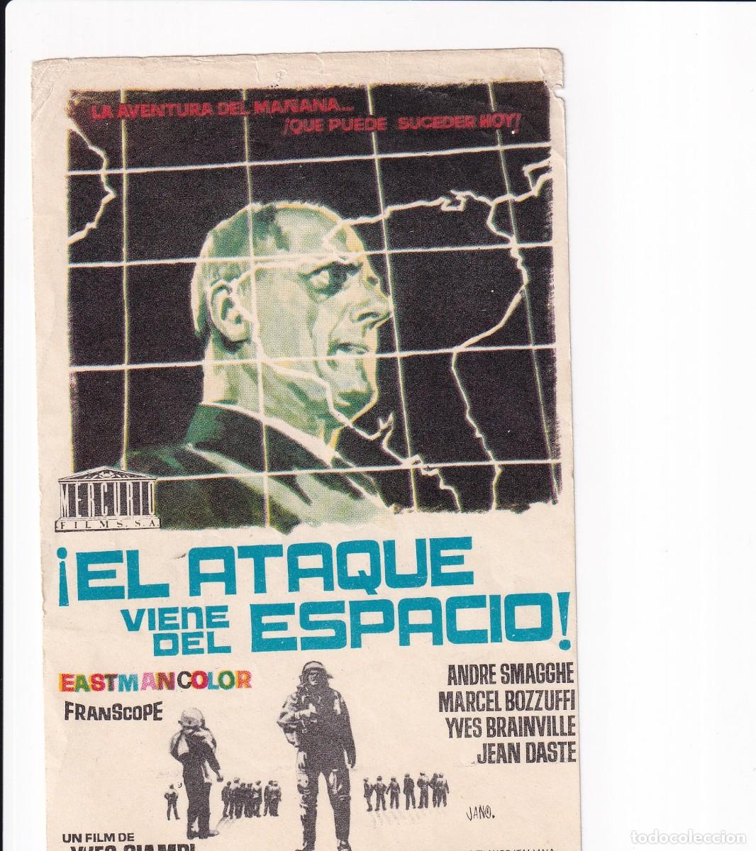 Cine: EL ATAQUE VIENE DEL ESPACIO .- ANDRE SMAGGHE - Foto 1