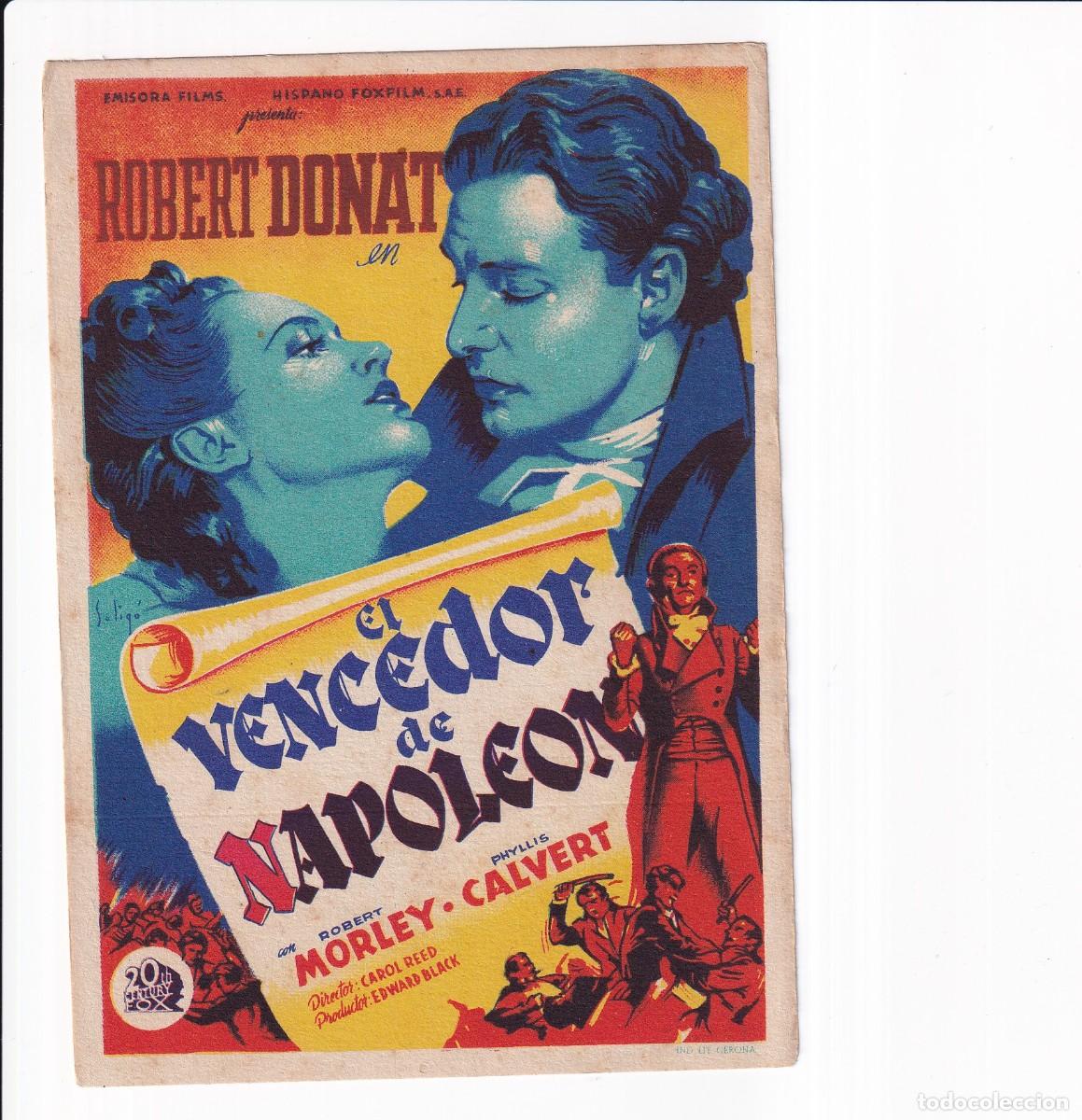 Cine: EL VENCEDOR DE NAPOLEON .- ROBERT DONAT - Foto 1