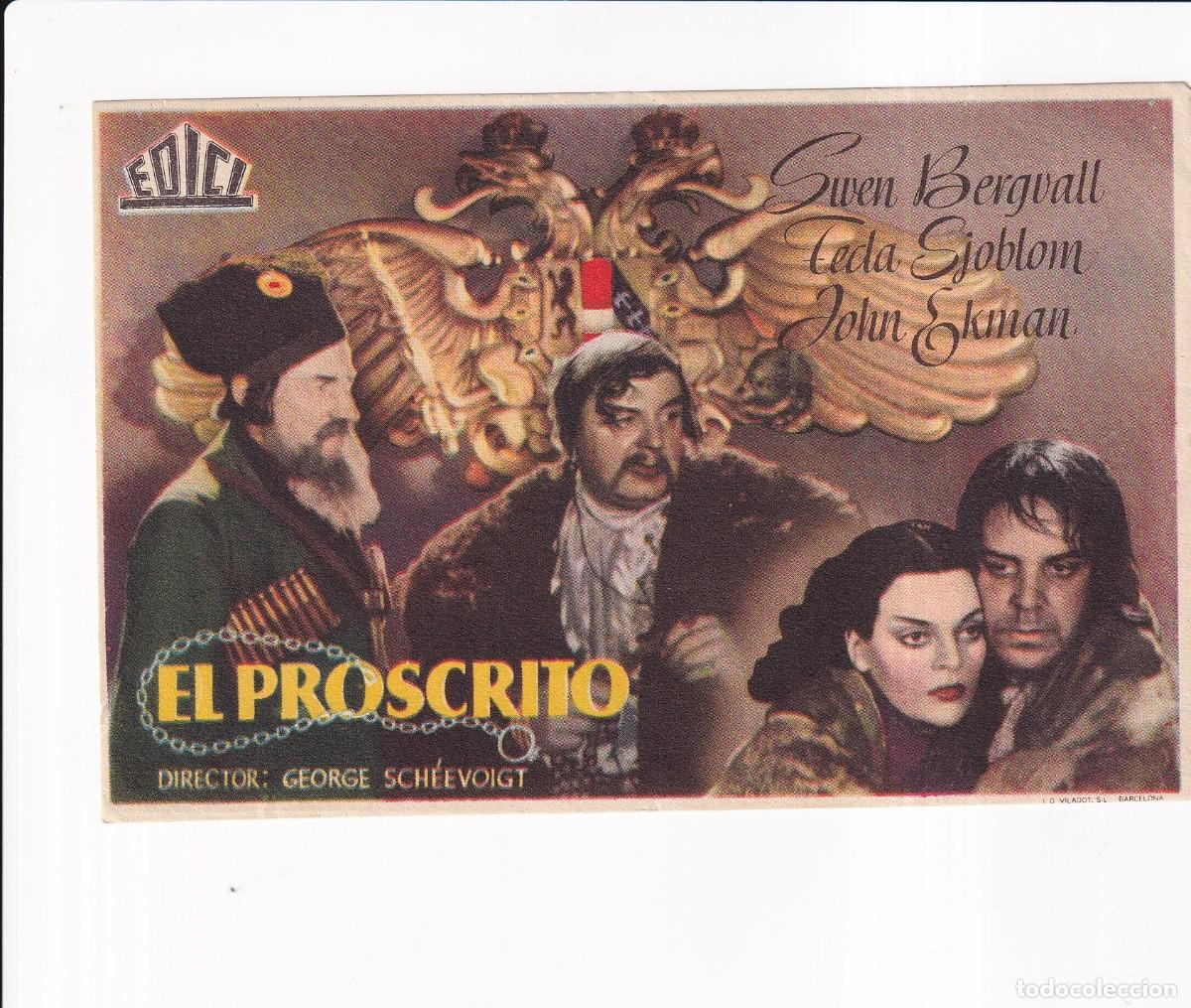 Cine: EL PROSCRITO .- SIVEN BERGUAL - Foto 1