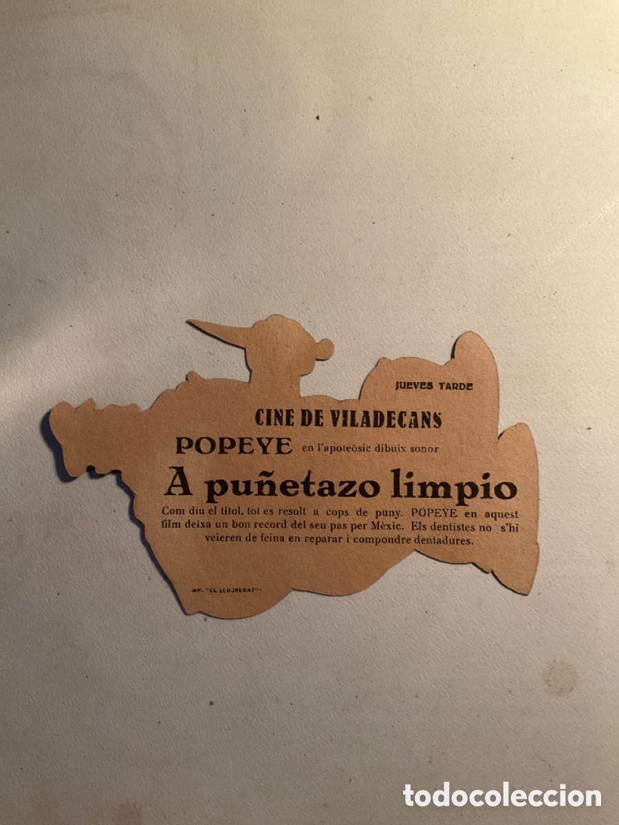 Cine: PROGRAMA TROQUELADO BRUTUS, ( PARAMOUNT FILMS), CINE DE VILADECANS, MP EL LLOBREGAT - Foto 2