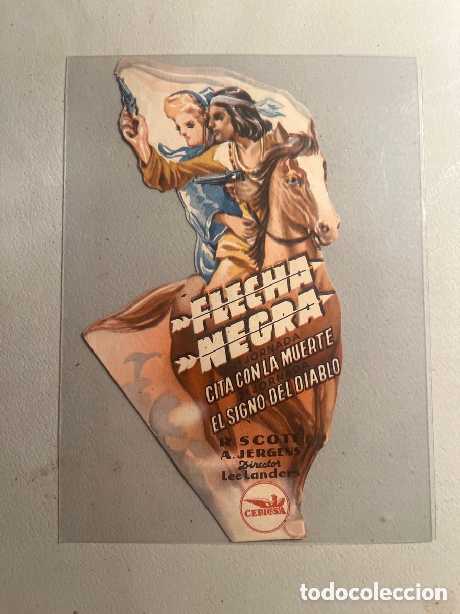 Cine: FLECHA NEGRA, R SCOTT & A. JERGENS, (CEPICSA) - Foto 1