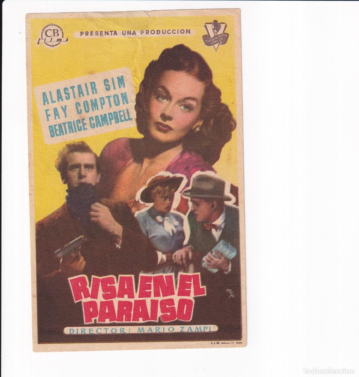 Cine: RISA EN EL PARAISO .- ALASTAIR SIN - Foto 1