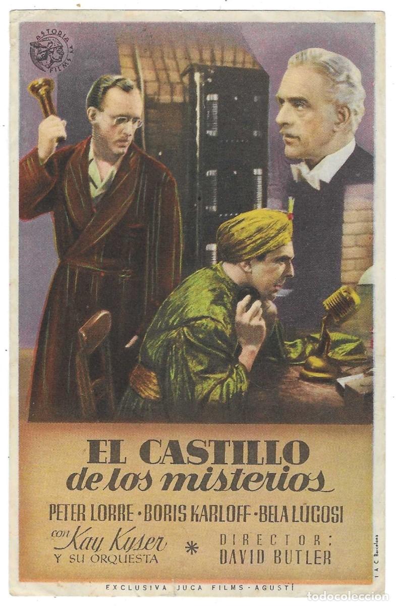 Cine: Programa Cine. El Castillo de los Misterios. Peter Lorre. Biris Karloff. 19-1796 - Foto 1