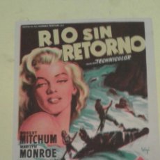Cine: RIO SIN RETORNO MARILYN MONROE ORIGINAL S.P.