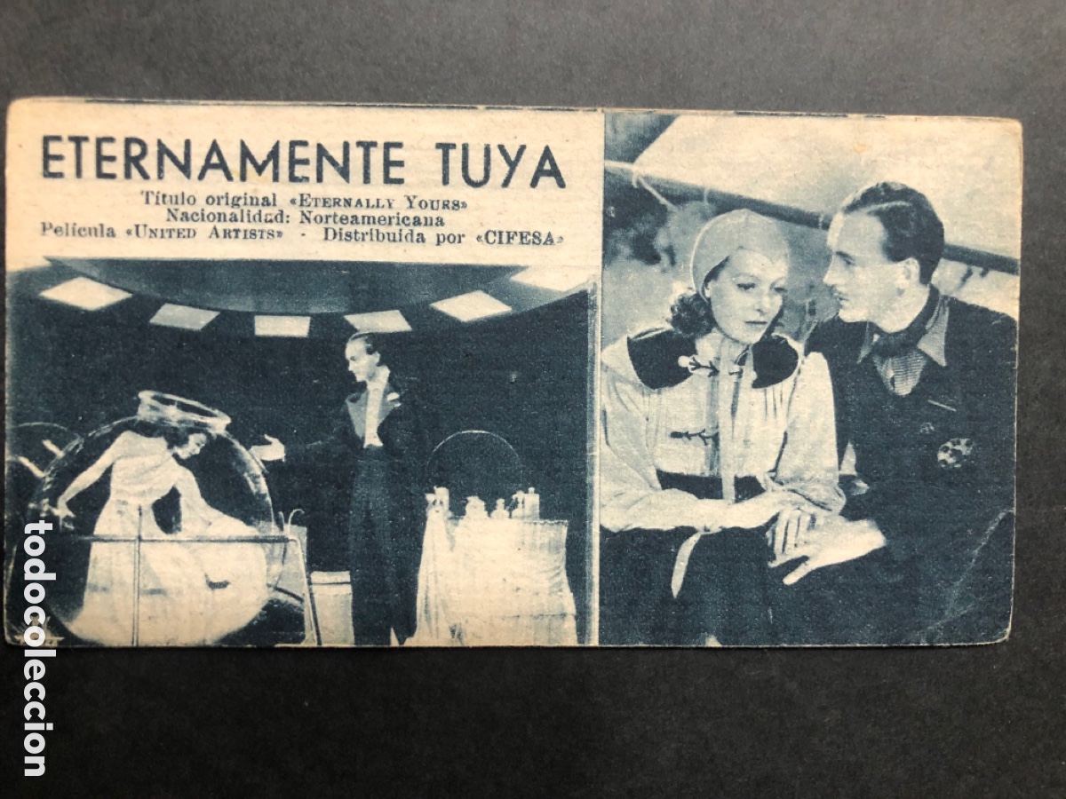 Cine: Ficha programa 176 eternamente tuya Loretta young David niven - Foto 1