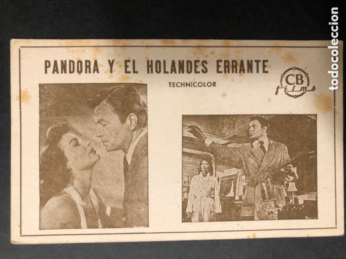 Cine: Ficha programa Pandora y el holand&eacute;s herrante ava gardner - Foto 1